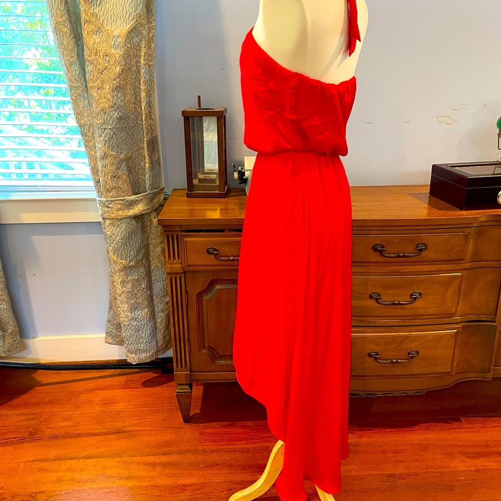 Grecian goddess halter dress White House Black Market🌹